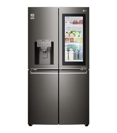 Frigorífico Side by Side LG GMX936SBHV con puerta Door in Door Instaview y dispensador de agua y hielo